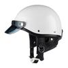 White Open Face Helmet Head Protection Open Face Safety Helmet Breathable Riding Hat Outdoor Sport Headgear All-Season Men Woman