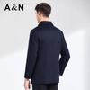 Antonio Men's Detachable Cashmere-Lined Wool Blend Overcoat