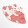CNTANG New 2024 Women Bucket Hat Autumn And Winter Warm Cow Print Plush Fashion Panama Casual Hats For Ladies Fisherman Caps