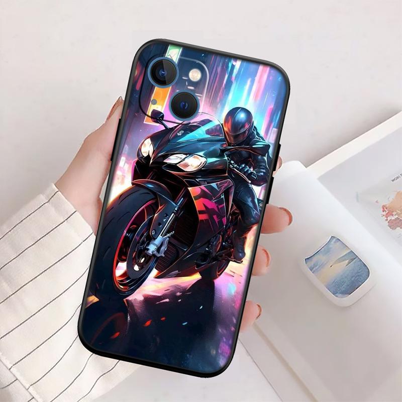 Motorcycle Racing Phone Case for OPPO A40 A60 A80 A15 A16 A16K A12 A17 A17K A54 A54S A53 A53S A55 A56 A57 A98 F23