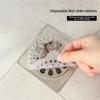 50Pcs Disposable Shower Drain Hair Catcher Strainer Filter Sticker Kitchen Sink Sewer Outfall Stopper Bathroom Floor Drain Cover