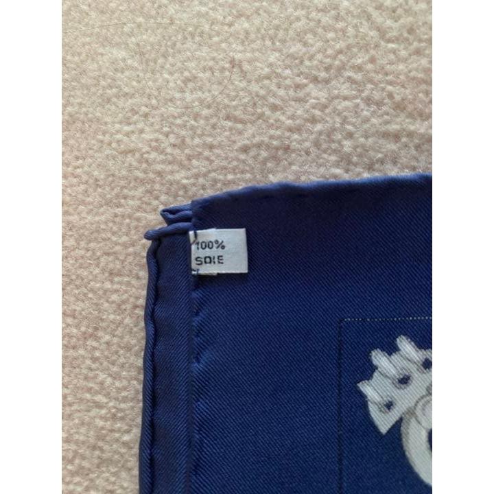 Used HERMES Large Scarf