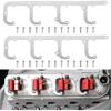 D581 LS Aluminum Alloy Square Coil Bracket Set For 1999-2014 CHEVROLET Chevy Small Block Gen III IV 4.8L 5.3L 6.0L Sliver
