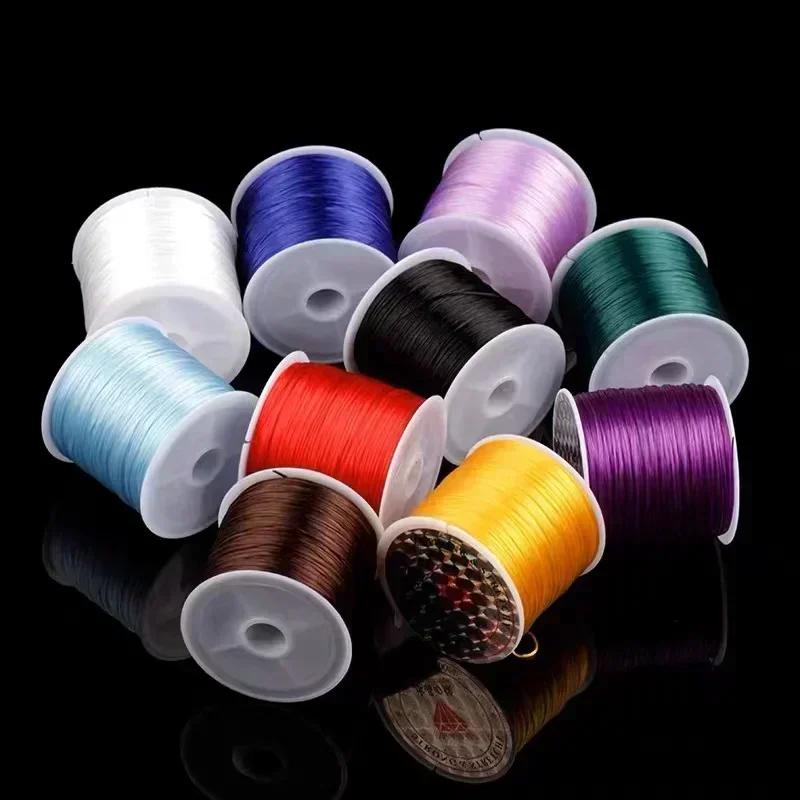 10yards/Roll Jewelry Thread Stretch Elastic Beads Cord Crystal String Line Thread for Jewelry Making Beading Bracelets DIY Rope