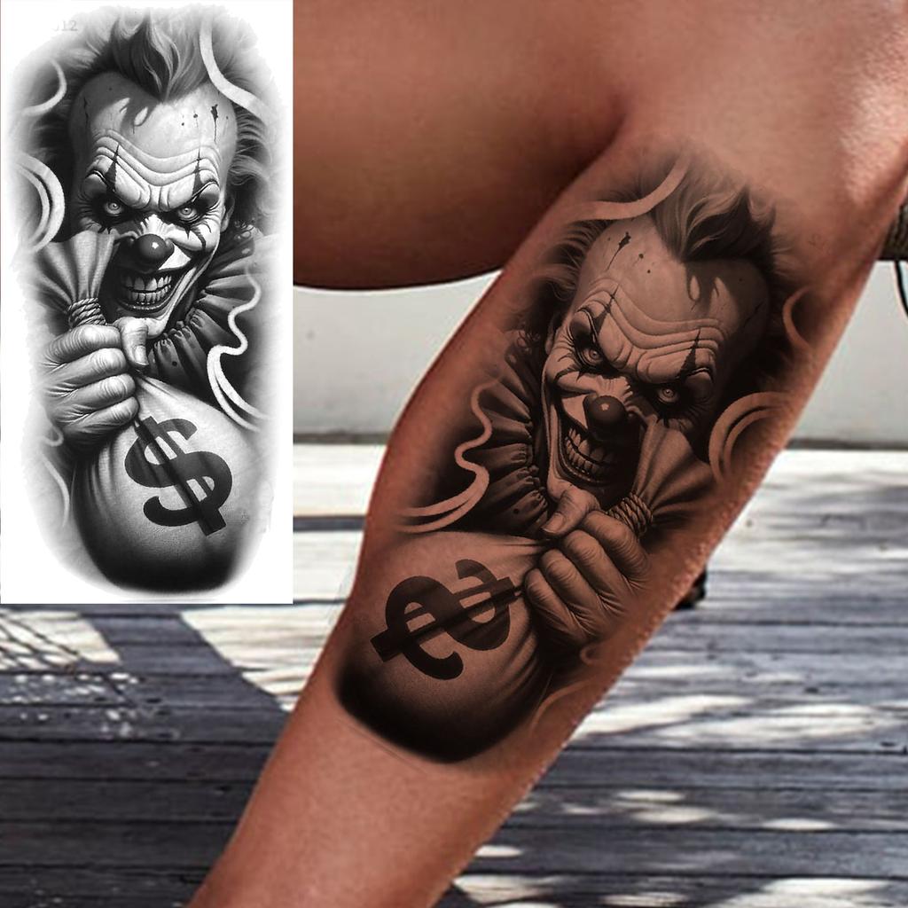 1 Sheet Compass Pirate Ship Temporary Tattoos For Women Men Adults Waterproof Tattoo Sleeve Self Adhesive Forearm Arm Leg Body