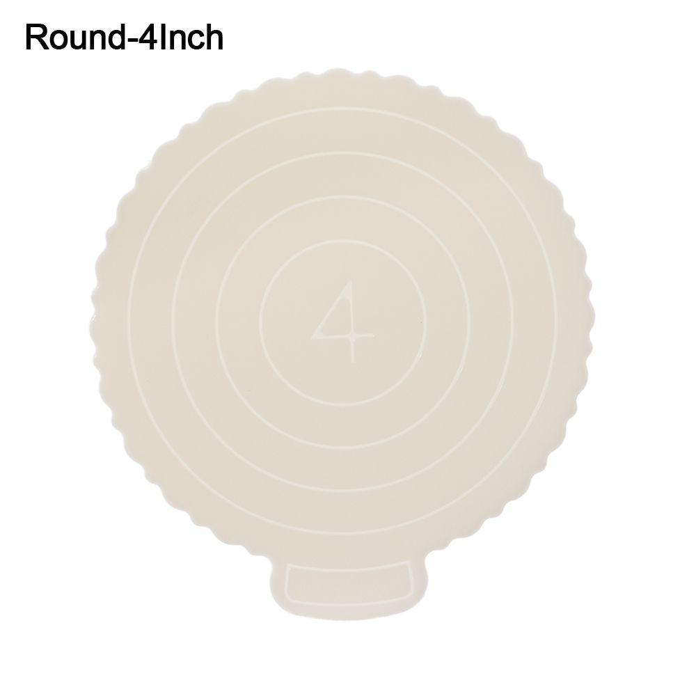 Nuntă 4/6/8/10/12inch Cupcake Reutilizabil Plastic Ustensile de Copt Plăci de Tort Bază Tort Tăviță Desert