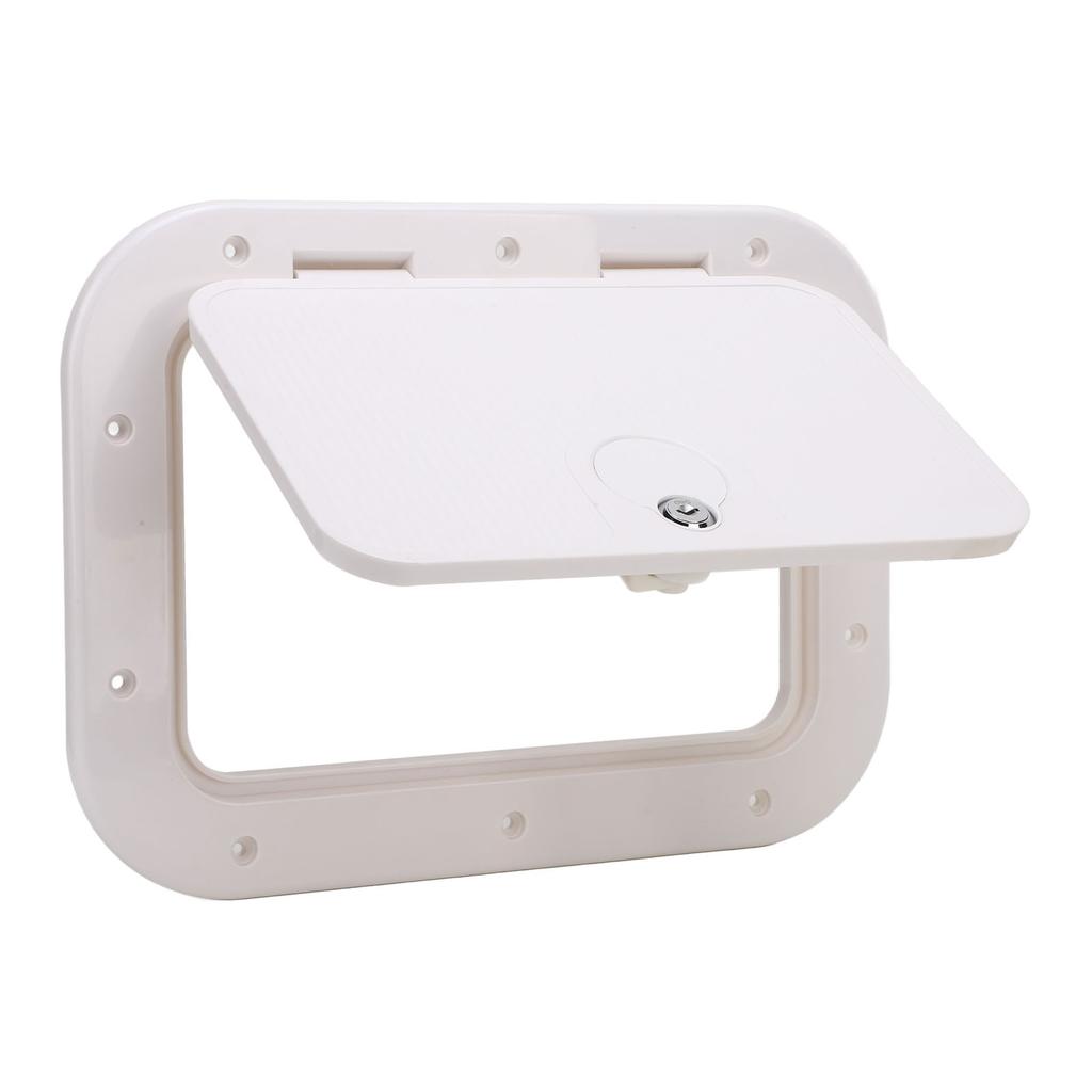 12 X 8 Inch Boat Deck Hatch with Safety Lock and Key Excellent Sealing UV Resistant for Boat Yacht RV