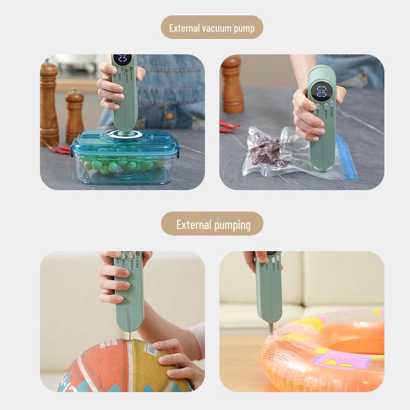 Rechargeable Mini Automatic Vacuum Sealer for Food Preservation