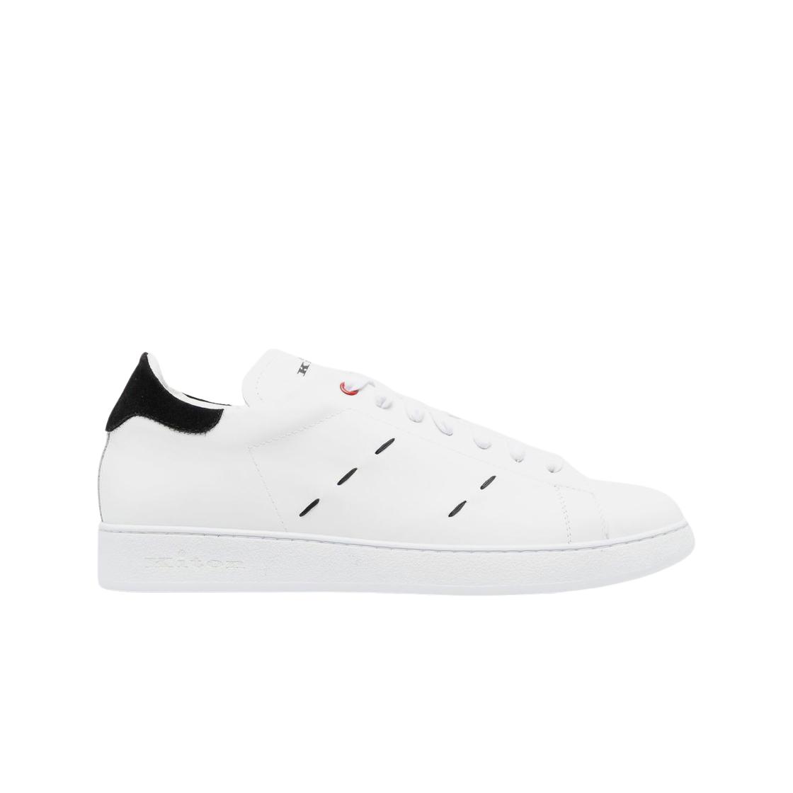 

Kiton Contrast Stitching Low-top Sneakers White EU 40