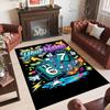 Adventure Travel Theme Crystal Velvet Rug Personalized Custom Name Text Soft Floor Mat Home Decor