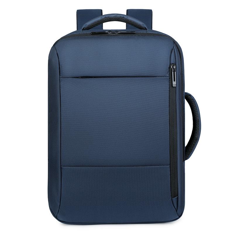 

Backpack Business Backpack Urban Simple Texture Multi-Pocket Men s Backpack синий