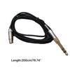 Versatile 3.5mm to MINI XLR3Pin Cable for K240/K240 MKII/K141/K171 Headphone for Stable and Clear Sound Quality