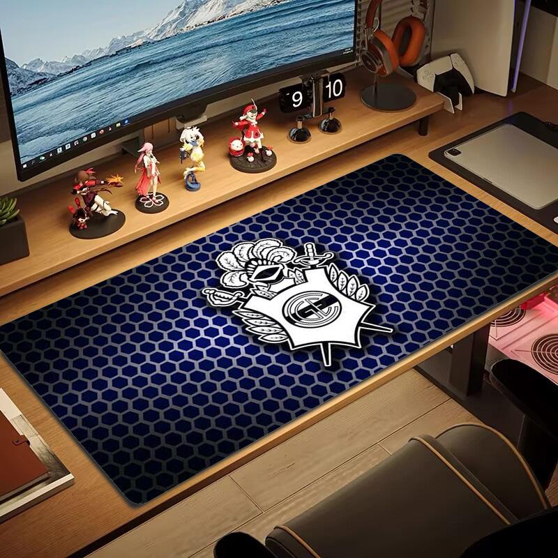 Gimnasia de La Plata Color Mouse Pad Large Gaming Table Cushion Non-slip Laptop Tablet Big Mousepad XXL Mat Mini PC Playmat With Lock edge