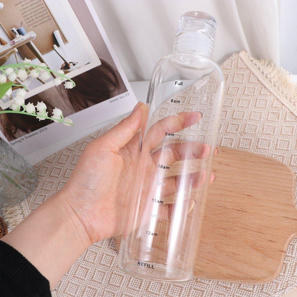 Time Marker Sealing Lid For Travel School Glass Water Cup Coffee Mugs Drinking Cup Water Bottle