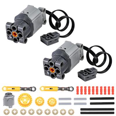 35PCS 88003 Power Function L Motor Kompatybilny z częściami technicznymi Lego Wstępnie zmontowane klocki konstrukcyjne Zabawki samochodowe MOC Blocks Power Up