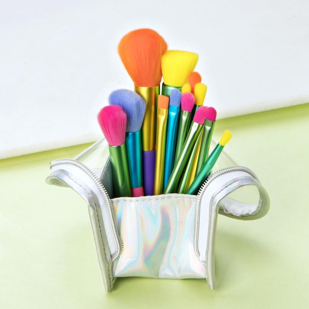 Nongying 15-Piece Makeup Brush Set: Powder, Foundation, Eyeshadow & Beauty Tools