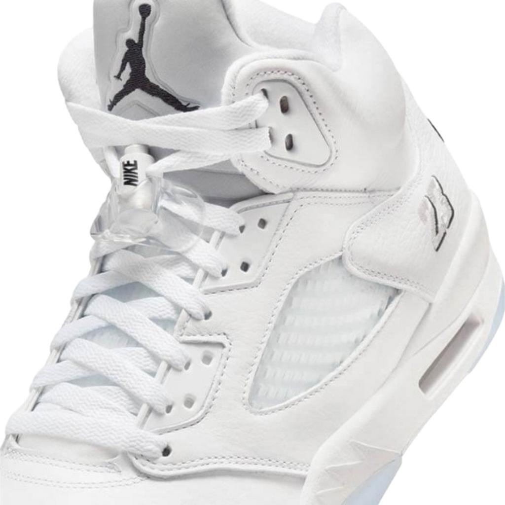 Air Jordan 5 Retro Bianco Metallico (2026)