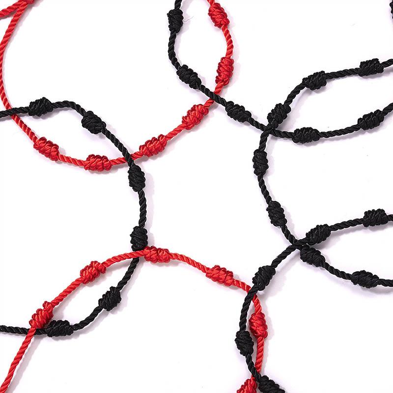 2Pcs Couple Bracelet Handmade Weaven Lucky Red String Braclet Friendship Jewelry Pulseras Rojas Gifts For Lover Matching Braslet