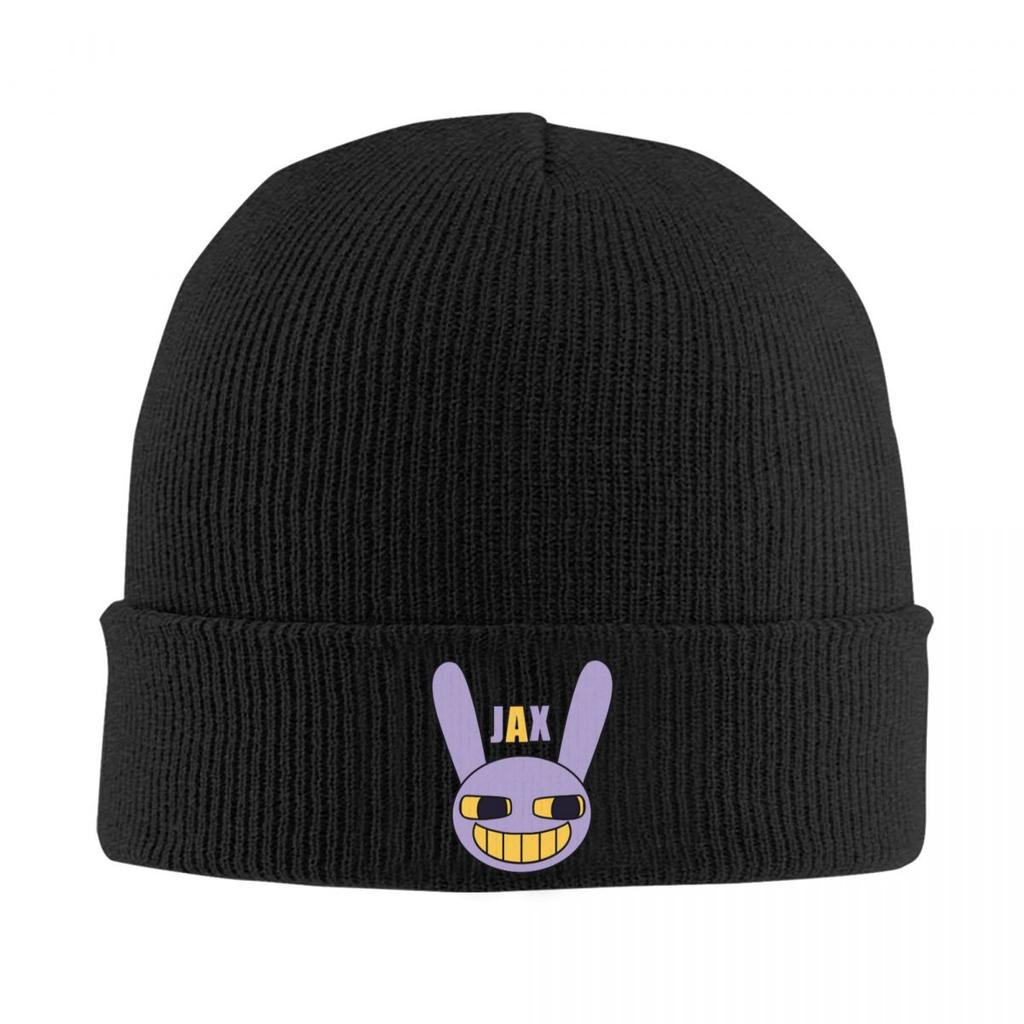 Jax With Name (The Amazing Digital Circus) Warm Knitted Cap Winter Knit Bonnet Hat Skullies Beanies Hip Hop Caps for Unisex