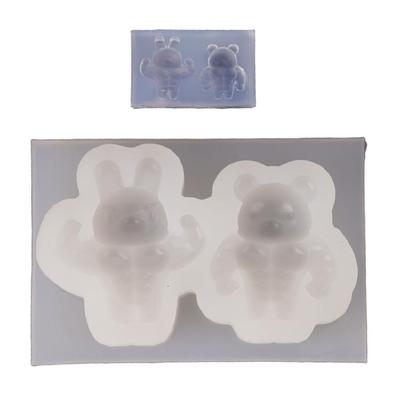 Bear Rabbit Silicone Mold for Making Bread Mousses Chocolate Decorating Tool