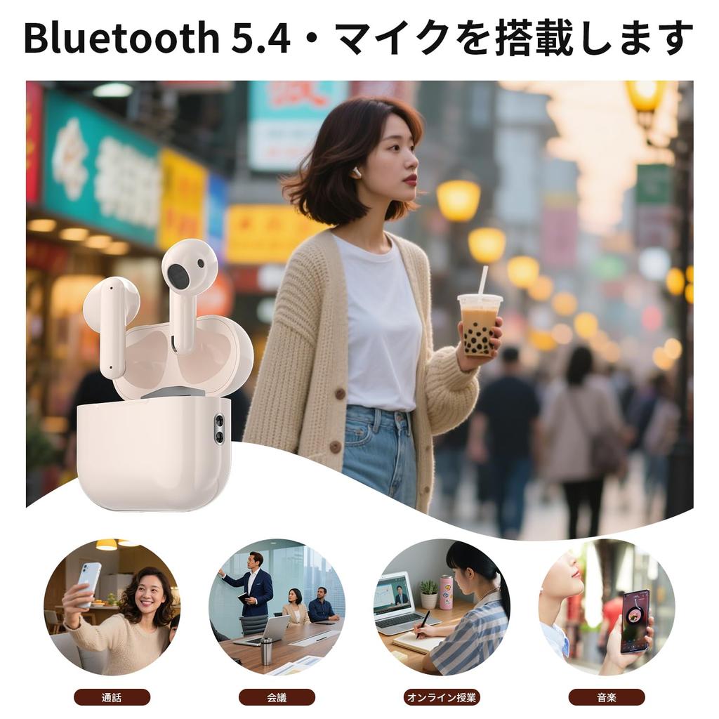 New for Bluetooth Wireless Smart Automatic Sound Fast Up To 24 Hours of Continuous Communication High and Low IPX6 Perfect for Online and Perfect for