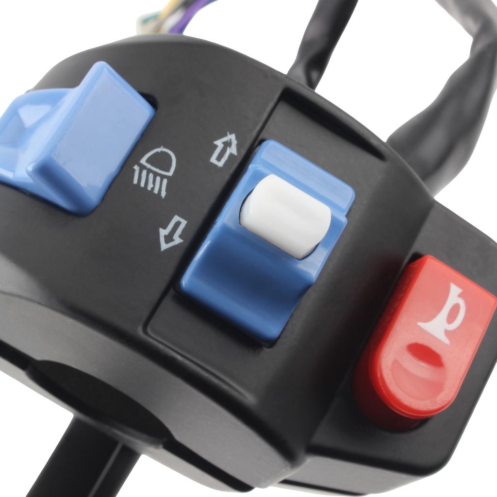 Motorcycle Scooter Moped Brake Lever Handlebar Switch Control Assembly Horn 12v 7/8 Inch 22mm Suitable for GY6 50cc 125cc 150cc