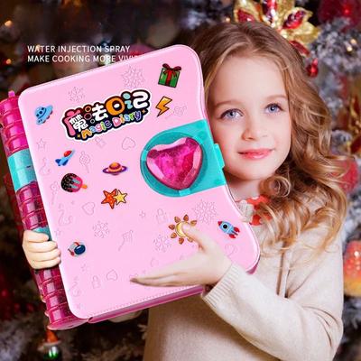 Schmuck-Make-up-Set für Kinder Magisches Buch Überraschungsbox DIY Handgefertigte Ringe Armbänder Rollenspiel Prinzessin Mädchengeburtstag Weihnachtsgeschenk