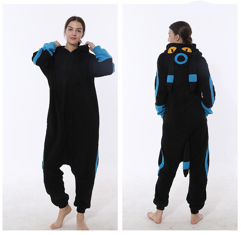 Anime Kigurumi Damen-Pyjama Einteiler Hausanzug Erwachsenen-Pyjama-Anzug Jumpsuit Niedlicher Overall Party-Outfit Schlafanzug