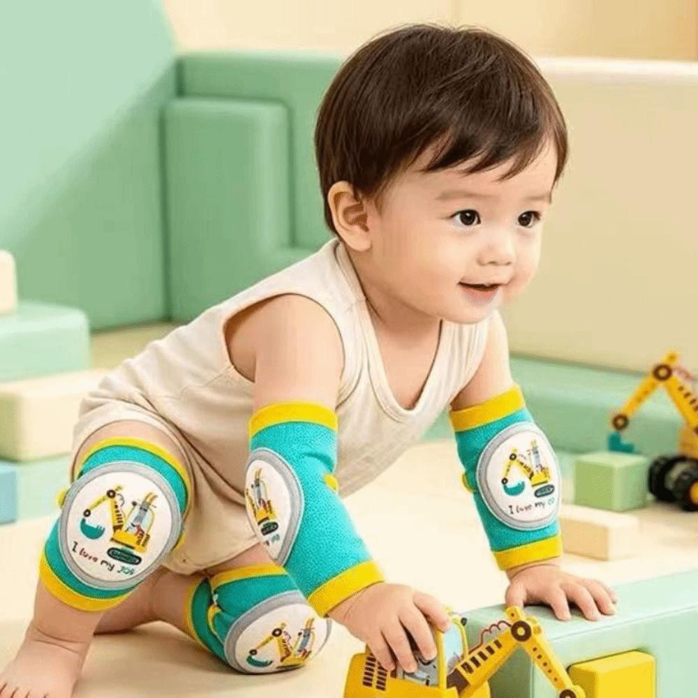 Breathable Toddler Crawling Knee Pads Cushioned Infant Fall Protection Pads  Crawling