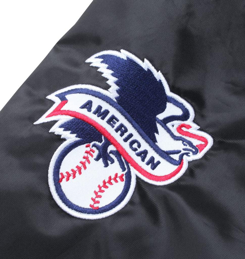 [Plus Size Specialist Mid] FANATICS New York Yankees Satin Stadium Jacket, Size 3L, Black, Men's, 1012733110-1-3L