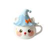 1pc Cute Cat Ceramic Mug with Lid, Handmade Multipurpose Coffee Cup, Insulated, Reusable Milk Cup, with Hand Wash Only, Ideal Gift for Christmas
