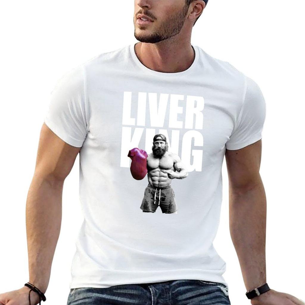The Liver King TShirt black cotton tshirt plain for man package cotton t shirts high quality TShirt