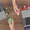 Magnetic Sensory Silicone Ball Hand Touch Ball Soft Massage Training Raised Point Waist and Back Foot Massage Ball 4/8 Pieces