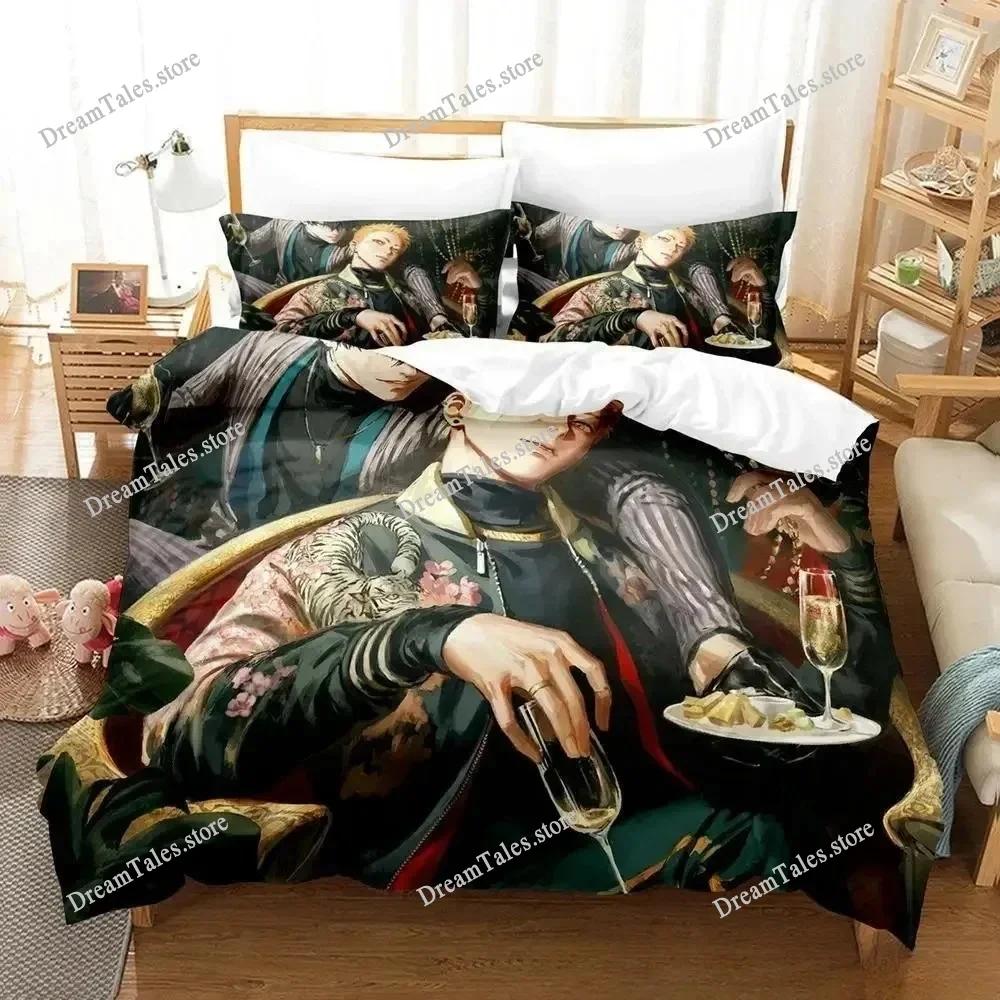 Anime 19 Days Bedding Set Single Twin Full Queen King Size Bed Set Adult Kid Bedroom Duvet Cover Sets 3D Anime Bed Sheet Set