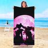 Cute Cartoon S-Sailor M-Moon Beach Towel Hotel Towels Bathroom For Home Travel Swimming Pool Sauna Playa Baby Spa Bath Gym Sea