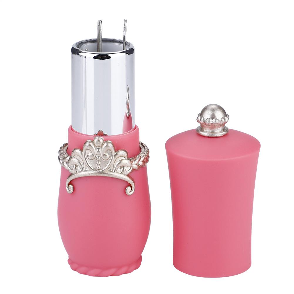 D&D Fashion Lipstick Shaped Sewing Needles Insertion Pin Holder Cushion(rose red)