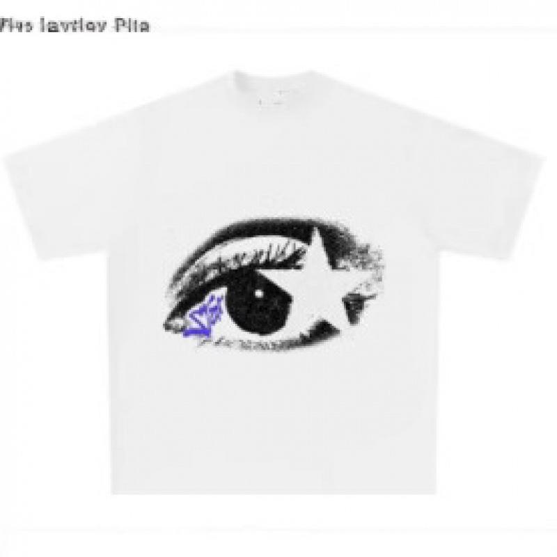 New hip-hop street short-sleeved summer creative bottoming shirt pure cotton T-shirt