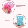 Glitter Bear Squeeze Toy Stress Relief Foam Bead Filled Bear Sensory Toy Anxiety