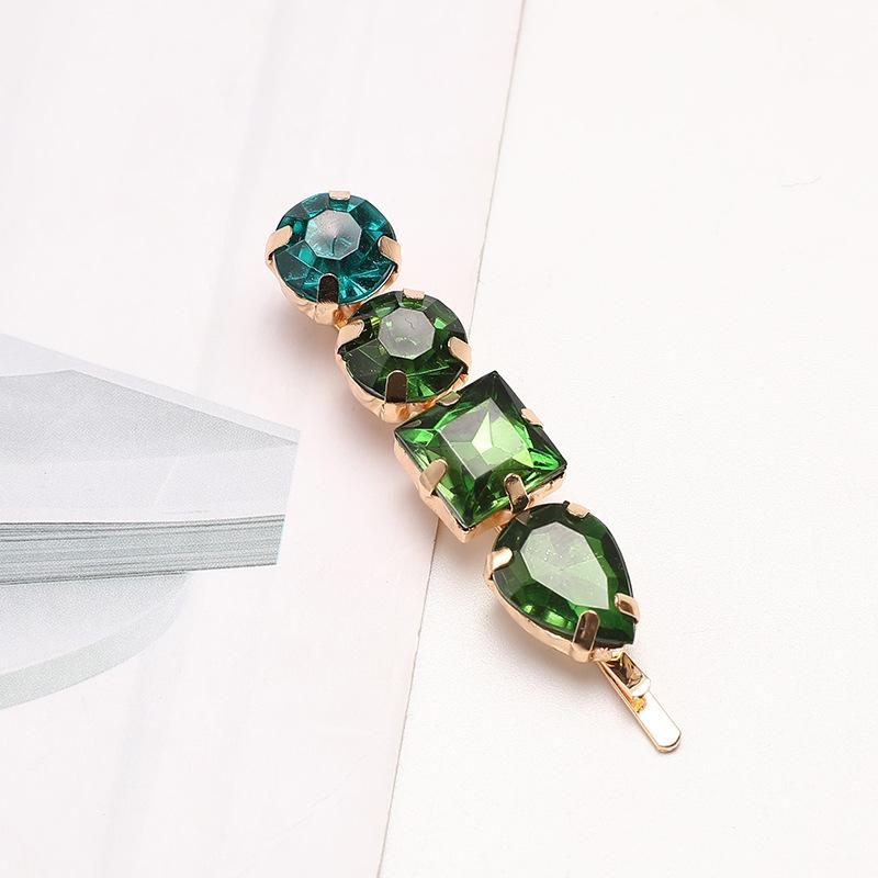 New Multicolor Crystal Fashion Hairpins Women Girls Hair Clips Bobby Pin Accessories Hairgrip Hairclip Headwear Barrette