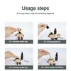 Cartoon Robot Diffuser Partable Shaking Feet Wooden Doll Wood Shake Car Ornament  Car Accessories