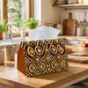 1pc Mid Century Geometric Tissue Box | Multi-functional Napkin Dispenser, Two Sizes Available Suitable for Home, Parties, Car Decoration Diamond Optic