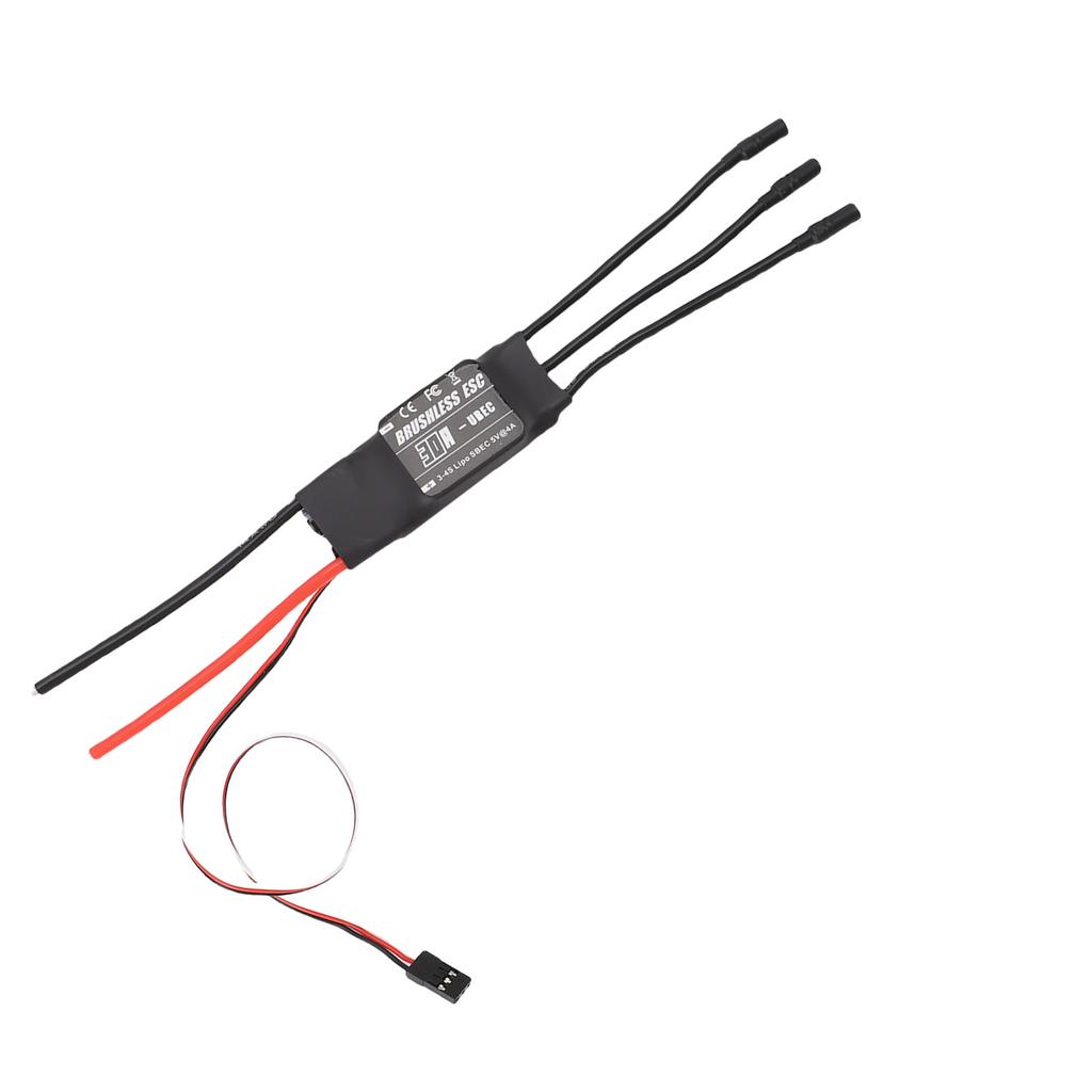 30A ESC 3.5mm Banana Female Plug Brushless Motor Electric Speed Controller for 3 to 4s Lipo Batteries UBEC for RC Multi Axis Airplane Helicopter