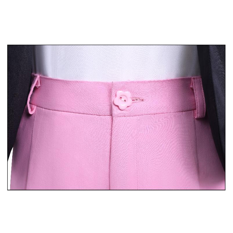 Miraculous Ladybug Season 6 Marinette Dupain-Cheng Casual Cosplay Costume Outfit with Pink Shorts & Blazer Ladybug Noir Civilian Clothes