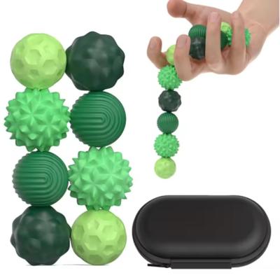 Hot Silicone Sensory Magnetic Ball New Unique Elastic Magnetic Sensory Toy Decompression Soft Massage Training