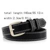 Adjustable Korean Style Women's Belt Square Buckle Trouser Decoration Leather Belt All Match Vintage Pin Buckle Belt Female Use
