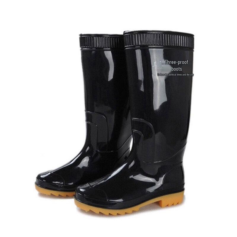 Churong Men s High-Top Camouflage Rain Boots