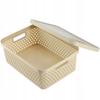 KADAX Basket With Lid Organizer Storage Container Box