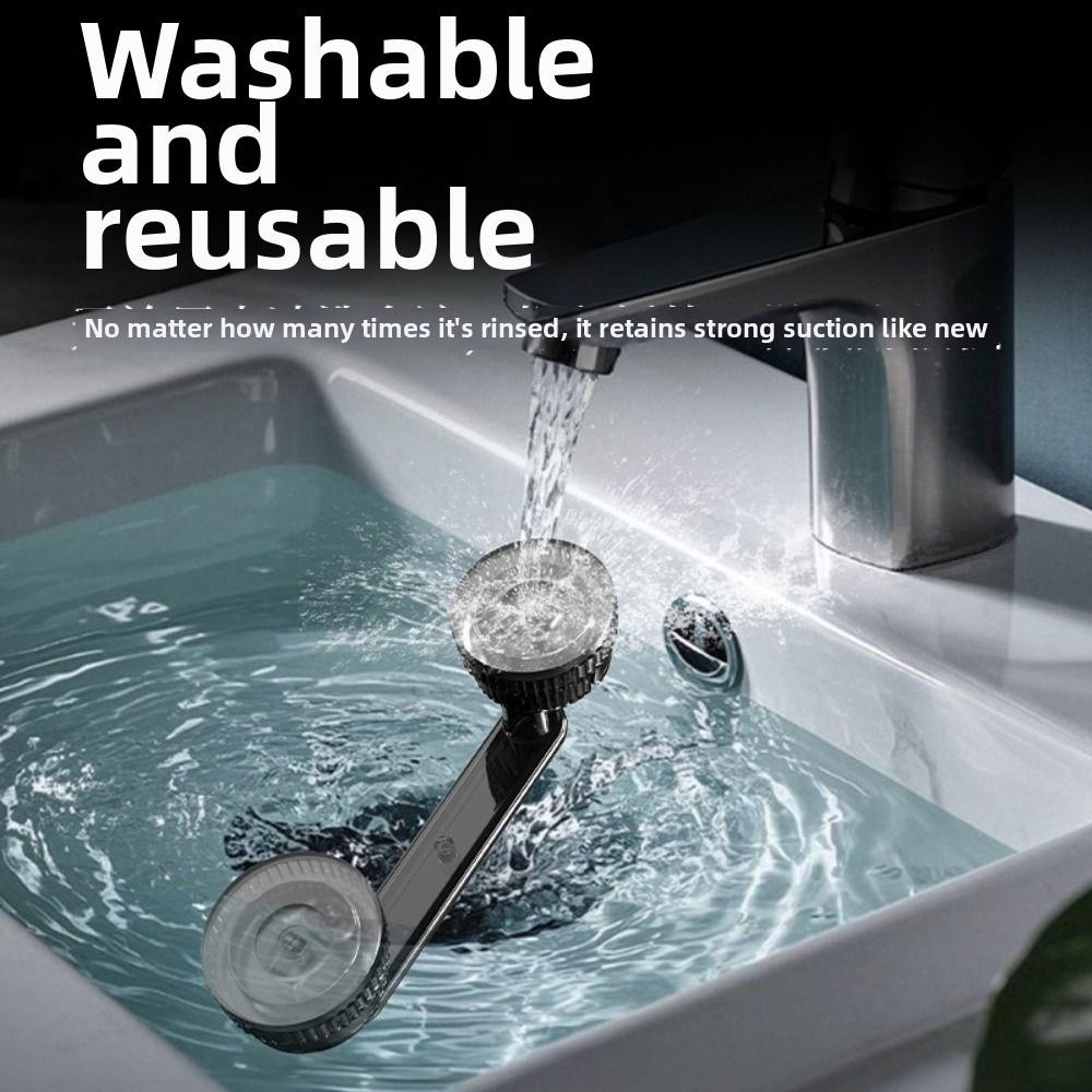 Waterproof Sliding Door Handle Anti-slip Wardrobe Door Handle Suction Cup Door Handle  Bathtubs