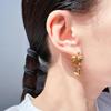 Minimalist Twisted Geometric Ear Cuffs: European & American Trendy Metal Style Earrings