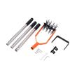 Hand Tiller Rotary Garden Cultivator with Interlocking Gears and Sharpness Blade for Optimal Soil Loosening